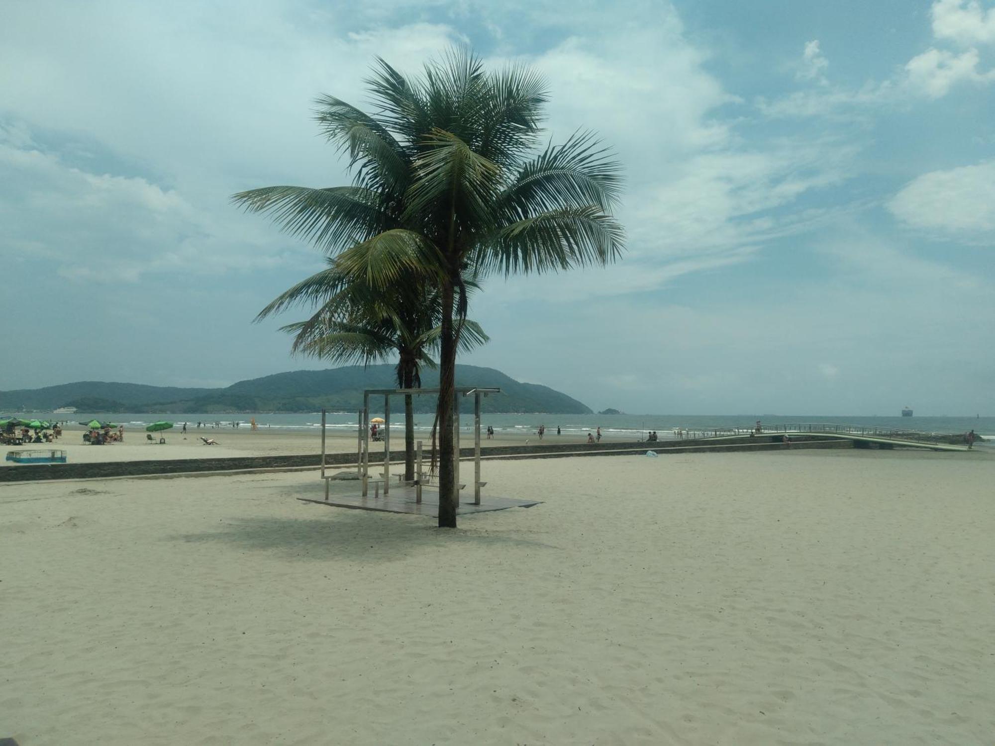 Varanda Mar - Estudio Em Santos Na Quadra Da Praia Exterior foto